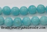 CAM308 15.5 inches 10mm round natural peru amazonite beads wholesale