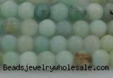 CAM321 15.5 inches 6mm round natural peru amazonite beads