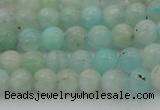 CAM331 15.5 inches 6mm round natural peru amazonite beads