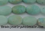 CAM337 15.5 inches 8*12mm oval natural peru amazonite beads