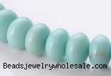 CAM35 natural amazonite 8*12mm rondelle gemstone beads Wholesale