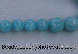 CAM372 15.5 inches 4mm - 10mm round mozambique amazonite beads