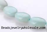 CAM39 natural amazonite 10*14mm flat oval beads Wholesale