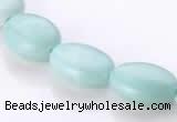 CAM40 natural amazonite flat oval 12*16mm beads Wholesale