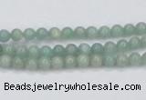 CAM400 15.5 inches 4mm round natural russian amazonite beads wholesale