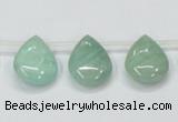 CAM416 15.5 inches 13*18mm flat teardrop natural russian amazonite beads