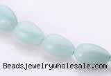 CAM45 8*12mm natural amazonite flat teardrop beads Wholesale