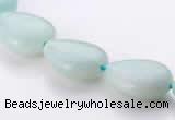 CAM47 flat teardrop natural amazonite 12*16mm beads Wholesale