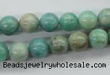 CAM524 15.5 inches 10mm round mexican amazonite gemstone beads