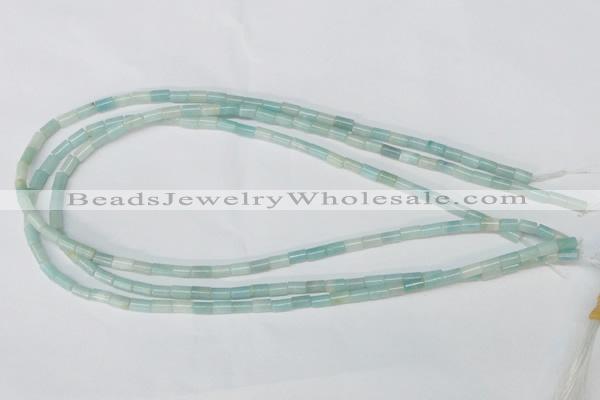 CAM605 15.5 inches 4*7mm column Chinese amazonite gemstone beads