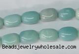 CAM608 15.5 inches 8*12mm nugget Chinese amazonite beads