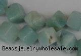 CAM617 15.5 inches 6*6mm cube Chinese amazonite gemstone beads