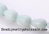 CAM67 teardrop 8*12mm natural amazonite gemstone beads Wholesale