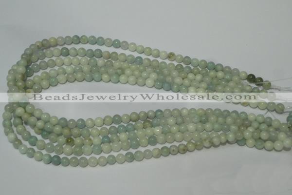 CAM701 15.5 inches 6mm round natural amazonite gemstone beads