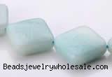 CAM71 6*16*16mm rhombic natural amazonite beads Wholesale