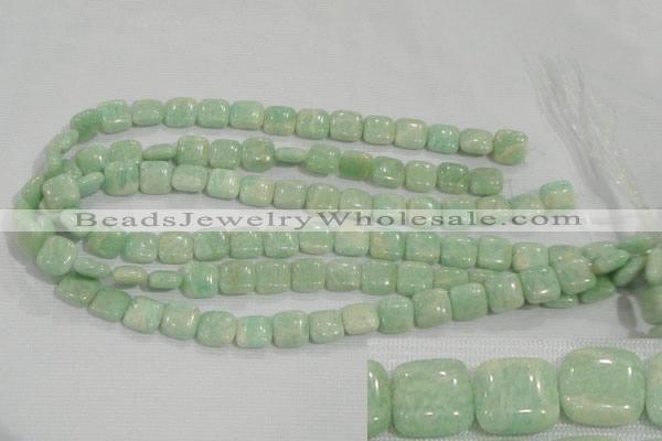 CAM850 15.5 inches 12*12mm square natural Russian amazonite beads