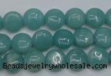 CAM914 15.5 inches 10mm flat round amazonite gemstone beads wholesale