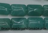 CAM934 15.5 inches 13*18mm rectangle amazonite gemstone beads wholesale