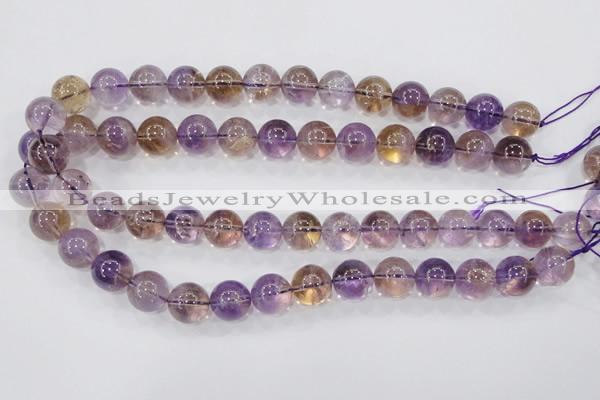 CAN06 15.5 inches 16mm round natural ametrine gemstone beads