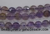 CAN08 15.5 inches 6mm faceted round natural ametrine gemstone beads