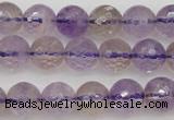 CAN152 15.5 inches 8mm faceted round natural ametrine beads