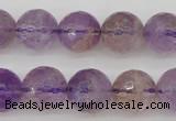 CAN153 15.5 inches 10mm faceted round natural ametrine beads