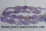 CAN175 20*30mm - 25*35mm twisted & faceted freeform ametrine beads