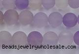 CAN202 15.5 inches 8mm round matte ametrine beads wholesale