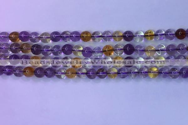 CAN220 15.5 inches 6mm round ametrine gemstone beads wholesale