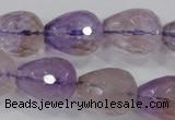 CAN25 15.5 inches 15*20mm faceted teardrop natural ametrine beads