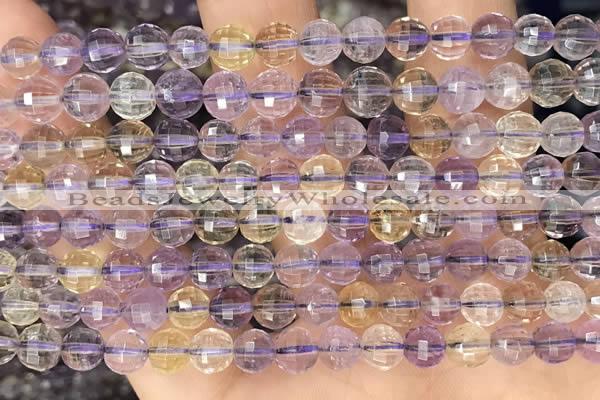 CAN252 15.5 inches 6mm pumpkin ametrine gemstone beads