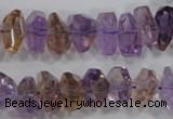 CAN31 15.5 inches 8*18mm faceted nugget natural ametrine beads