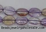 CAN48 15.5 inches 10*14mm oval natural ametrine gemstone beads