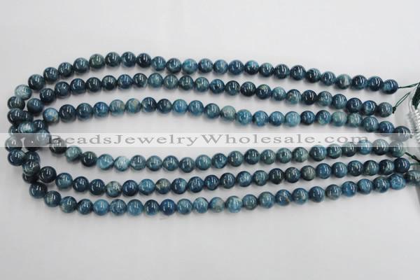 CAP203 15.5 inches 8mm round natural apatite gemstone beads