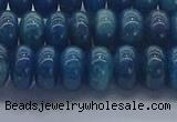 CAP370 15.5 inches 5*8mm rondelle apatite gemstone beads