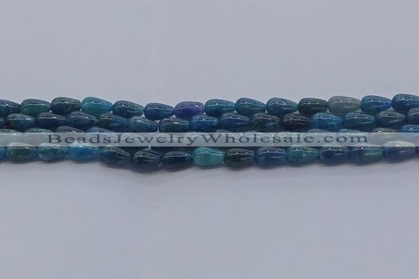 CAP375 15.5 inches 6*10mm teardrop apatite gemstone beads