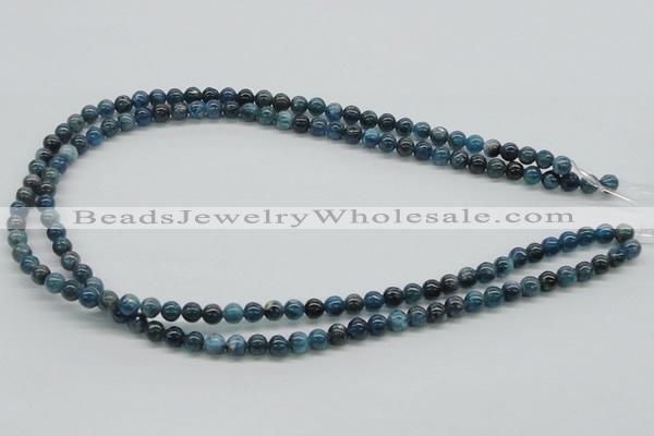 CAP52 15.5 inches 6mm round dyed apatite gemstone beads wholesale