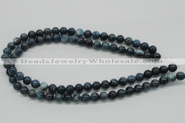 CAP54 15.5 inches 10mm round dyed apatite gemstone beads wholesale