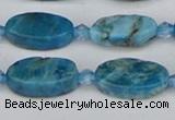 CAP551 15.5 inches 8*16mm oval apatite gemstone beads