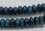 CAP58 15.5 inches 6*10mm rondelle dyed apatite gemstone beads wholesale