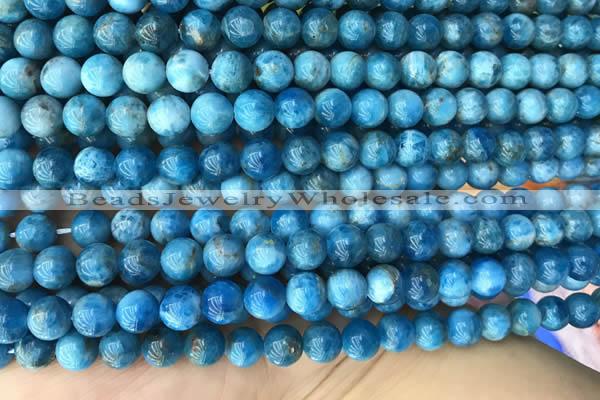 CAP589 15.5 inches 8mm round apatite gemstone beads