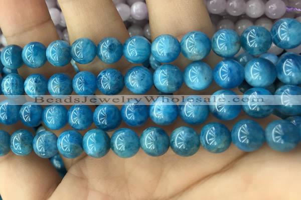 CAP612 15.5 inches 8mm round natural apatite gemstone beads