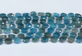 CAP700 15.5 inches 6*8mm faceted oval apatite beads