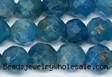 CAP741 15 inches 6mm faceted round apatite beads