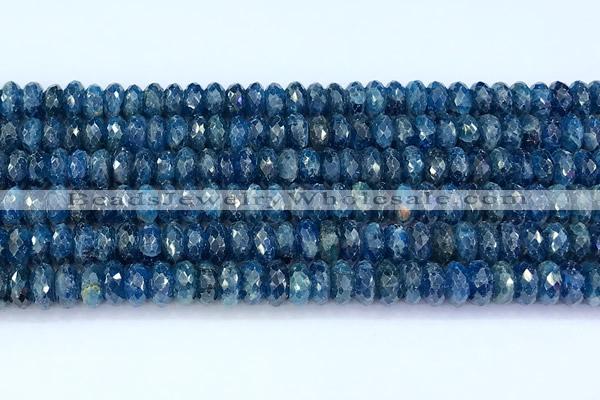 CAP748 15 inches 5*8mm faceted rondelle apatite beads