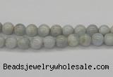 CAQ100 15.5 inches 4mm round AB grade natural aquamarine beads