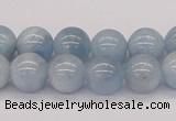 CAQ117 15.5 inches 10mm round AA grade natural aquamarine beads