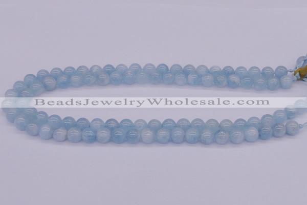 CAQ122 15.5 inches 6mm round AAA grade natural aquamarine beads