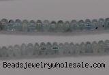 CAQ135 15.5 inches 4*6mm rondelle natural aquamarine beads