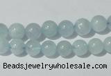 CAQ201 15.5 inches 8mm round natural aquamarine beads wholesale